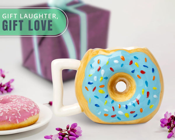 Ceramic Donut Mug- 14oz