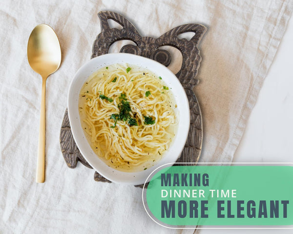 Cast Iron Owl Trivet