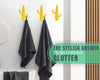 Cast Iron Cactus Coat Hooks