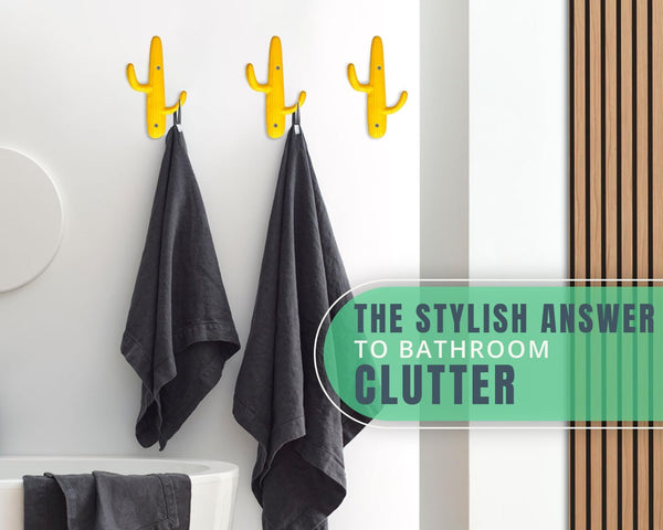 Cast Iron Cactus Coat Hooks