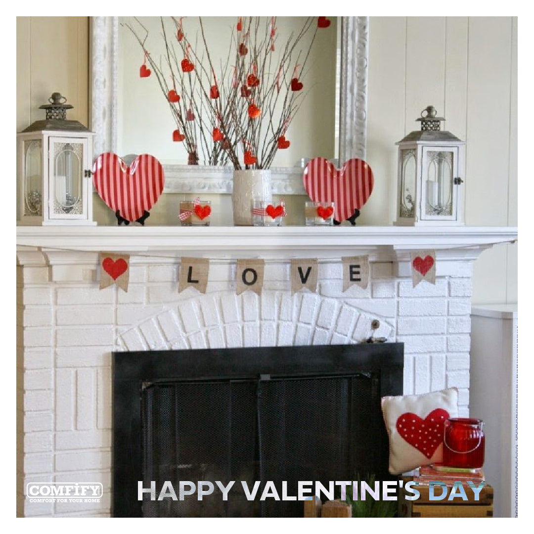 Here are 3' love'ly ways to decorate your home for Valentine's day!