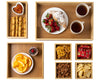 Comfify Bamboo Tray Set of 7 – Earthy Tones for Home & Kitchen | Sustainable, Durable Serving & Organizing Trays