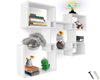 Wall Mounted Square Shaped Floating Shelves – Set of 5