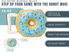 Ceramic Donut Mug- 14oz