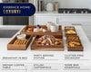 Comfify Bamboo Tray Set of 7 – Earthy Tones for Home & Kitchen | Sustainable, Durable Serving & Organizing Trays