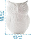 Owl Utensil Holder Decorative Ceramic Cookware Crock & Organizer, in Lovely White Color - Utensil Shaped Caddy and Perfect Kitchen Ceramic Decor Gift for Countertop - 5” x 7” x 4” Size – packaging view – Comfify
