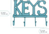 Cast Iron Key Holder – Decorative Farmhouse Wall Organizer with 4 Hooks, Screws & Anchors – lifestyle in living room – Comfify