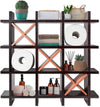 Unique Rustic Tic-Tac-Toe Toilet Paper Holder for Bathroom - Country Modern Toilet Paper Storage