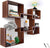 Wall Mounted Square Shaped Floating Shelves – Set of 5