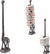 Giraffe Paper Towel Holder for Kitchen or Decorative Toilet Paper Stand for Bathroom - Unique Antique, Vintage, Whimsical Animal Design Roll Dispenser for Home Decor - Silver With Black – front view – Comfify