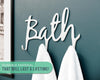 Modern Wall-Mounted "Bath" Towel and Robe Hook – Hand-Cast Aluminum with 3 Hooks – Silver Finish by Comfify