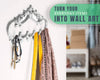 Cast Iron Wall Hanger – Rustic Design with 5 Hooks – lifestyle in living room – Comfify