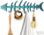Decorative Cast Iron Hanger w/ 4 “Fish Bones” Hooks - Comfify