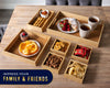 Comfify Bamboo Tray Set of 7 – Earthy Tones for Home & Kitchen | Sustainable, Durable Serving & Organizing Trays