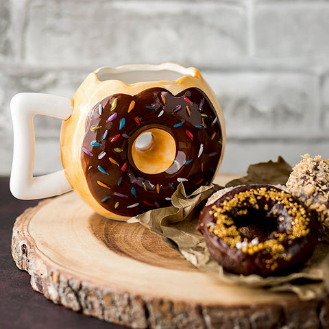 Ceramic Donut Mug- 14oz