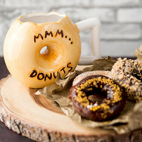 Ceramic Donut Mug- 14oz