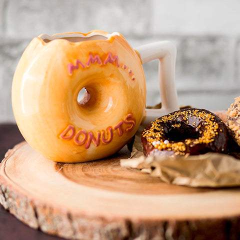 Ceramic Donut Mug- 14oz