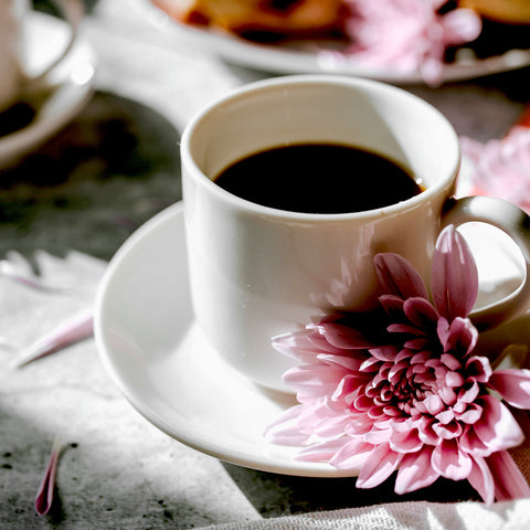 4oz. Espresso Cups Set of 4 With Matching Saucers
