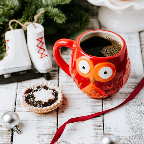 Novelty Owl Mugs – Set of 6