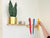 Magnetic Knife Holder for Wall w/Shelf - Wall-Mount Wooden Knife Strip made of Sturdy Bamboo