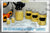 Mason Jar Ceramic Canister Set for Kitchen - Set of 3 - 12.85oz