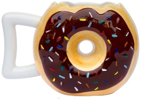Ceramic Donut Mug- 14oz