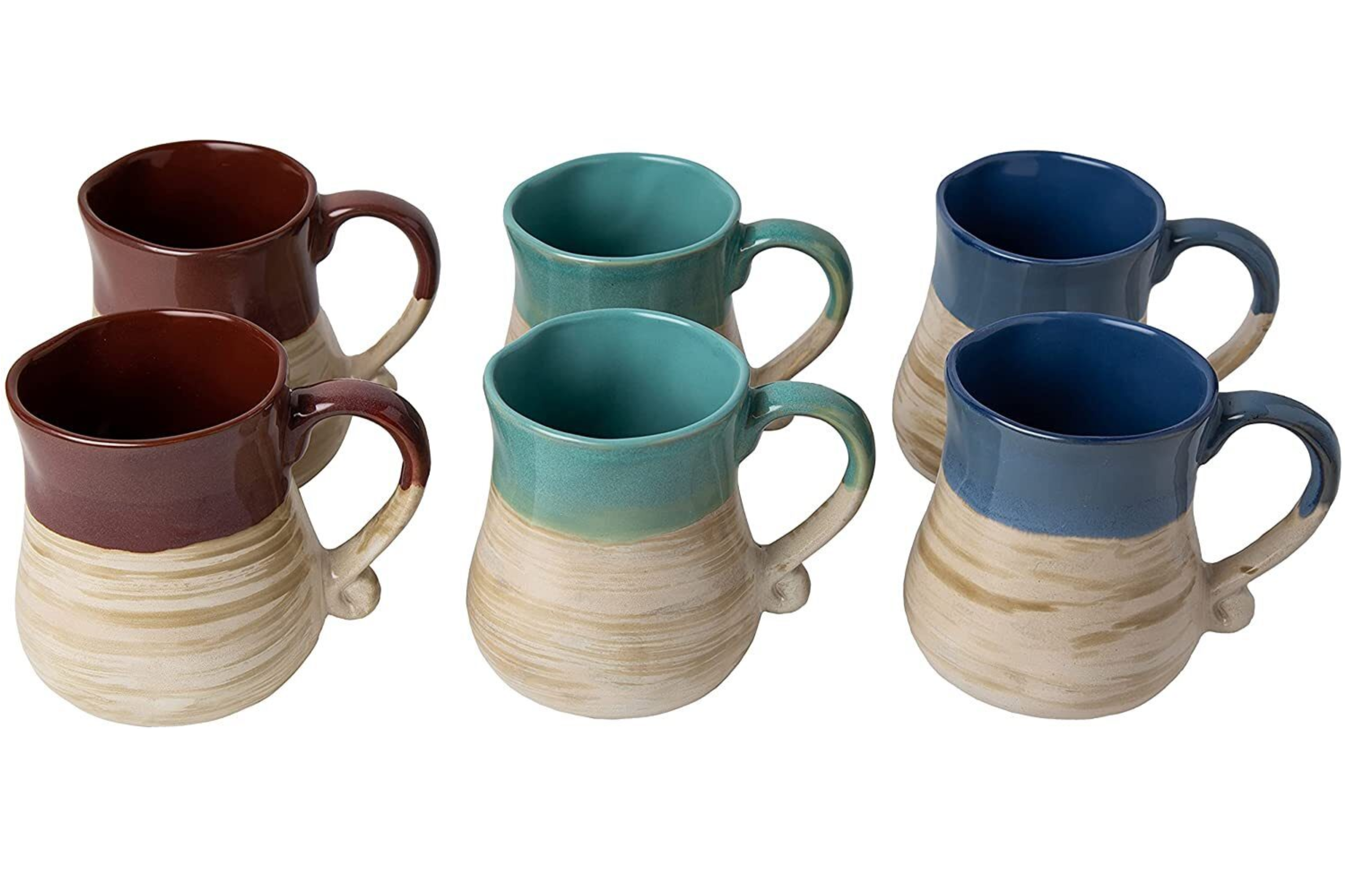 Comfify 4oz. Espresso Cups Set of 4 with Matching Saucers Multicolor