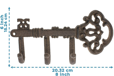 Decorative Wall Mounted Skeleton Key Holder