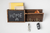 Farmhouse Mail Sorter Organizer for Wall w/Chalkboard Surface, 2 Double Key Hooks & Storage Shelf